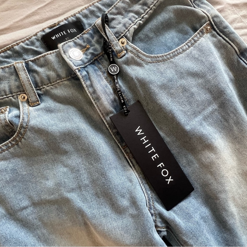 White Fox Light Blue Denim Jeans